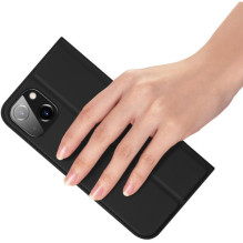 DUX DUCIS wallet case SKIN PRO for IPHONE 15 Plus black DUX DUCIS wallet case SKIN PRO for IPHONE 15 Plus black