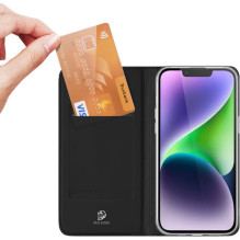 DUX DUCIS wallet case SKIN PRO for IPHONE 15 Plus black DUX DUCIS wallet case SKIN PRO for IPHONE 15 Plus black