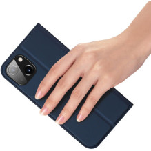 DUX DUCIS piniginės dėklas SKIN PRO, skirtas IPHONE 15 Plus, mėlynas DUX DUCIS piniginės dėklas SKIN PRO, skirtas IPHONE 15 Plus, mėlynas