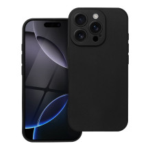 iPhone 16 PRO dėklas, minkštas, juodas iPhone 16 PRO dėklas, minkštas, juodas