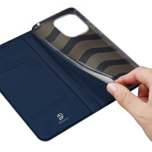 DUX DUCIS wallet case SKIN PRO for REDMI 12C blue