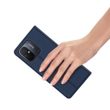 DUX DUCIS piniginės dėklas SKIN PRO REDMI 12C, mėlynas