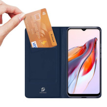 DUX DUCIS wallet case SKIN PRO for REDMI 12C blue