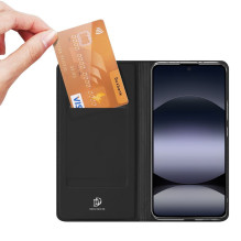 DUX DUCIS SKIN PRO piniginės dėklas, skirtas REDMI NOTE 14 4G (163,25 mm), juodas DUX DUCIS SKIN PRO piniginės dėklas, skirtas REDMI NOTE 14 4G (163,25 mm), juodas