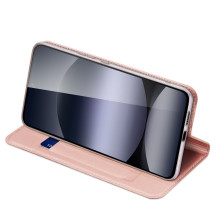 DUX DUCIS wallet case SKIN PRO for REDMI NOTE 14 4G (163,25mm) rose