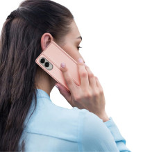 DUX DUCIS SKIN PRO piniginės dėklas, skirtas SAMSUNG S25 Edge, rožinis DUX DUCIS SKIN PRO piniginės dėklas, skirtas SAMSUNG S25 Edge, rožinis