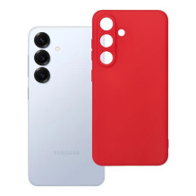 Samsung S25 dėklas, minkštas, raudonas Samsung S25 dėklas, minkštas, raudonas
