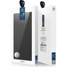 DUX DUCIS SKIN PRO piniginės dėklas, skirtas SAMSUNG S25, juodas