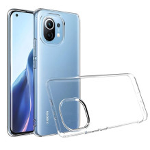„Xiaomi Mi 11 LITE 5G / Mi 11 LITE LTE (4G) / Mi 11 LITE NE“ itin plonas, 0,5 mm skaidrus galinis dėklas „Xiaomi Mi 11 LITE 5G / Mi 11 LITE LTE (4G) / Mi 11 LITE NE“ itin plonas, 0,5 mm skaidrus galinis dėklas