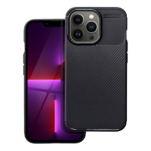 „iPhone 13 PRO“ anglies pluošto dėklas, aukščiausios kokybės, juodas „iPhone 13 PRO“ anglies pluošto dėklas, aukščiausios kokybės, juodas