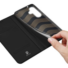 DUX DUCIS SKIN PRO piniginės dėklas, skirtas SAMSUNG S25 Plus, juodas DUX DUCIS SKIN PRO piniginės dėklas, skirtas SAMSUNG S25 Plus, juodas