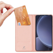DUX DUCIS wallet case SKIN PRO for SAMSUNG S25 Plus rose