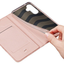 DUX DUCIS wallet case SKIN PRO for SAMSUNG S25 Plus rose