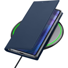 DUX DUCIS piniginės dėklas SKIN PRO, skirtas SAMSUNG S25 Ultra, mėlynas DUX DUCIS piniginės dėklas SKIN PRO, skirtas SAMSUNG S25 Ultra, mėlynas