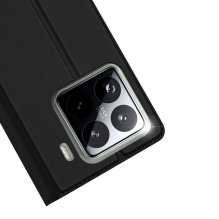 DUX DUCIS SKIN PRO piniginės dėklas, skirtas XIAOMI 15 Pro, juodas