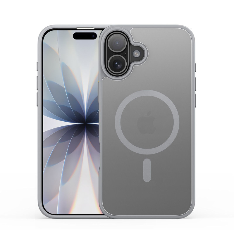DUX DUCIS dėklas YIND, suderinamas su „MagSafe“, skirtas IPHONE 17, pilkas