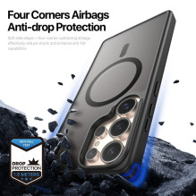 DUX DUCIS case YIND compatible with MagSafe for SAMSUNG S25 Ultra black DUX DUCIS case YIND compatible with MagSafe for SAMSUNG S25 Ultra black