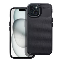 „iPhone 15“ dėklas, anglies pluošto, juodos spalvos, aukščiausios kokybės „iPhone 15“ dėklas, anglies pluošto, juodos spalvos, aukščiausios kokybės