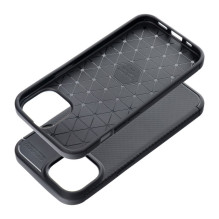 Case for iPhone 15 Carbon Premium black