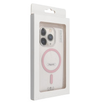 Case for Samsung A17 Drop Glue Colorful Ring Mag Cover compatible with MagSafe pink