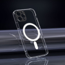 „iPhone 12“ skaidrus „Mag“ dėklas (STR / APSAUGA NUO FOTOAPAROS), suderinamas su „MagSafe“ permatomu dėklu „iPhone 12“ skaidrus „Mag“ dėklas (STR / APSAUGA NUO FOTOAPAROS), suderinamas su „MagSafe“ permatomu dėklu