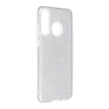 Huawei P30 LITE dėklas, blizgantis sidabras