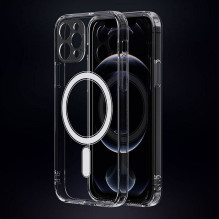 Case for iPhone 12 Clear Mag Cover (STR / CAMERA PROTECTION) compatible with MagSafe transparent Case for iPhone 12 Clear Mag Cover (STR / CAMERA PROTECTION) compatible with MagSafe transparent