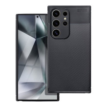 Dėklas, skirtas „Samsung S24 ULTRA Carbon Premium“, juodas