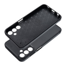 Samsung A15 5G / A15 4G Carbon Premium dėklas, juodas