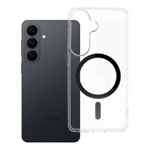 Case for Samsung S26 Drop Glue Colorful Ring Mag Cover compatible with MagSafe black Case for Samsung S26 Drop Glue Colorful Ring Mag Cover compatible with MagSafe black