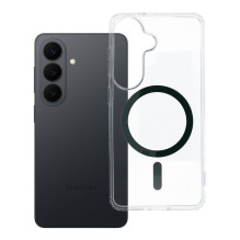 „Samsung S26“ dėklas, tamsus, „Drop Glue“ spalvotas žiedinis „MagSafe“ dėklas, tamsiai žalias „Samsung S26“ dėklas, tamsus, „Drop Glue“ spalvotas žiedinis „MagSafe“ dėklas, tamsiai žalias