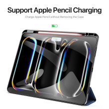 DUX DUCIS case DOMO foldable with pencil storage for iPad Pro 13 (2024) black DUX DUCIS case DOMO foldable with pencil storage for iPad Pro 13 (2024) black
