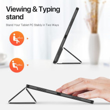DUX DUCIS case DOMO foldable with pencil storage for iPad Pro 13 (2024) black DUX DUCIS case DOMO foldable with pencil storage for iPad Pro 13 (2024) black