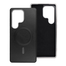 Case for Samsung S25 FE Gentleman Mag Cover compatible with MagSafe black Case for Samsung S25 FE Gentleman Mag Cover compatible with MagSafe black