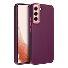 Case for Samsung S22 Frame purple Case for Samsung S22 Frame purple