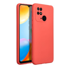 Xiaomi Redmi 10C silikoninis dėklas, persikų spalvos Xiaomi Redmi 10C silikoninis dėklas, persikų spalvos