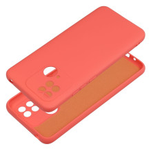 Xiaomi Redmi 10C silikoninis dėklas, persikų spalvos Xiaomi Redmi 10C silikoninis dėklas, persikų spalvos