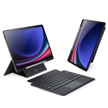 DUX DUCIS DK sulankstomas dėklas su belaide klaviatūra, skirtas SAMSUNG Tab S9 / S9FE / S10FE, juodas DUX DUCIS DK sulankstomas dėklas su belaide klaviatūra, skirtas SAMSUNG Tab S9 / S9FE / S10FE, juodas