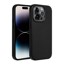 Case for Samsung S25 PLUS Leather Mag Cover compatible with MagSafe black Case for Samsung S25 PLUS Leather Mag Cover compatible with MagSafe black