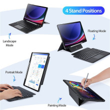 DUX DUCIS case DK foldable with Wireless Keyboard for SAMSUNG Tab S9 / S9FE / S10FE black DUX DUCIS case DK foldable with Wireless Keyboard for SAMSUNG Tab S9 / S9FE / S10FE black