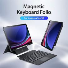 DUX DUCIS case DK foldable with Wireless Keyboard for SAMSUNG Tab S9 / S9FE / S10FE black DUX DUCIS case DK foldable with Wireless Keyboard for SAMSUNG Tab S9 / S9FE / S10FE black
