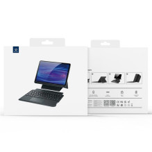 DUX DUCIS case DK foldable with Wireless Keyboard for SAMSUNG Tab S9 / S9FE / S10FE black DUX DUCIS case DK foldable with Wireless Keyboard for SAMSUNG Tab S9 / S9FE / S10FE black