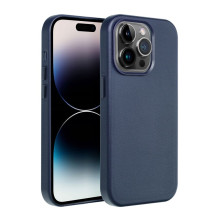 Case for Samsung S25 PLUS Leather Mag Cover compatible with MagSafe blue Case for Samsung S25 PLUS Leather Mag Cover compatible with MagSafe blue