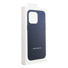 Case for Samsung S25 PLUS Leather Mag Cover compatible with MagSafe blue Case for Samsung S25 PLUS Leather Mag Cover compatible with MagSafe blue