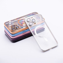 „Samsung S26 Electro Mag“ dėklas, suderinamas su „MagSafe“ sidabro spalvos „Samsung S26 Electro Mag“ dėklas, suderinamas su „MagSafe“ sidabro spalvos