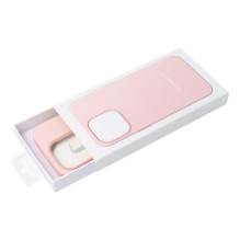 Case for Samsung S25 PLUS Leather Mag Cover compatible with MagSafe pink Case for Samsung S25 PLUS Leather Mag Cover compatible with MagSafe pink