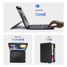 DUX DUCIS case DK foldable with Wireless Keyboard for iPad 10 (2022) black DUX DUCIS case DK foldable with Wireless Keyboard for iPad 10 (2022) black
