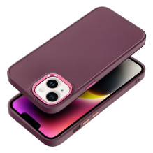 Case for iPhone 14 Frame purple Case for iPhone 14 Frame purple