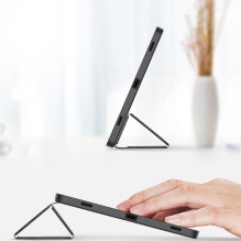 DUX DUCIS DOMO sulankstomas dėklas su pieštuko dėklu, skirtas SAMSUNG Tab S9, juodas DUX DUCIS DOMO sulankstomas dėklas su pieštuko dėklu, skirtas SAMSUNG Tab S9, juodas