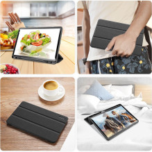 DUX DUCIS case DOMO foldable with pencil storage for SAMSUNG Tab S9 black DUX DUCIS case DOMO foldable with pencil storage for SAMSUNG Tab S9 black